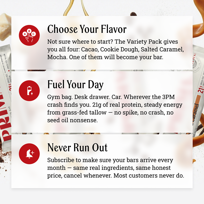 Ancestral Protein Bar - Variety Pack