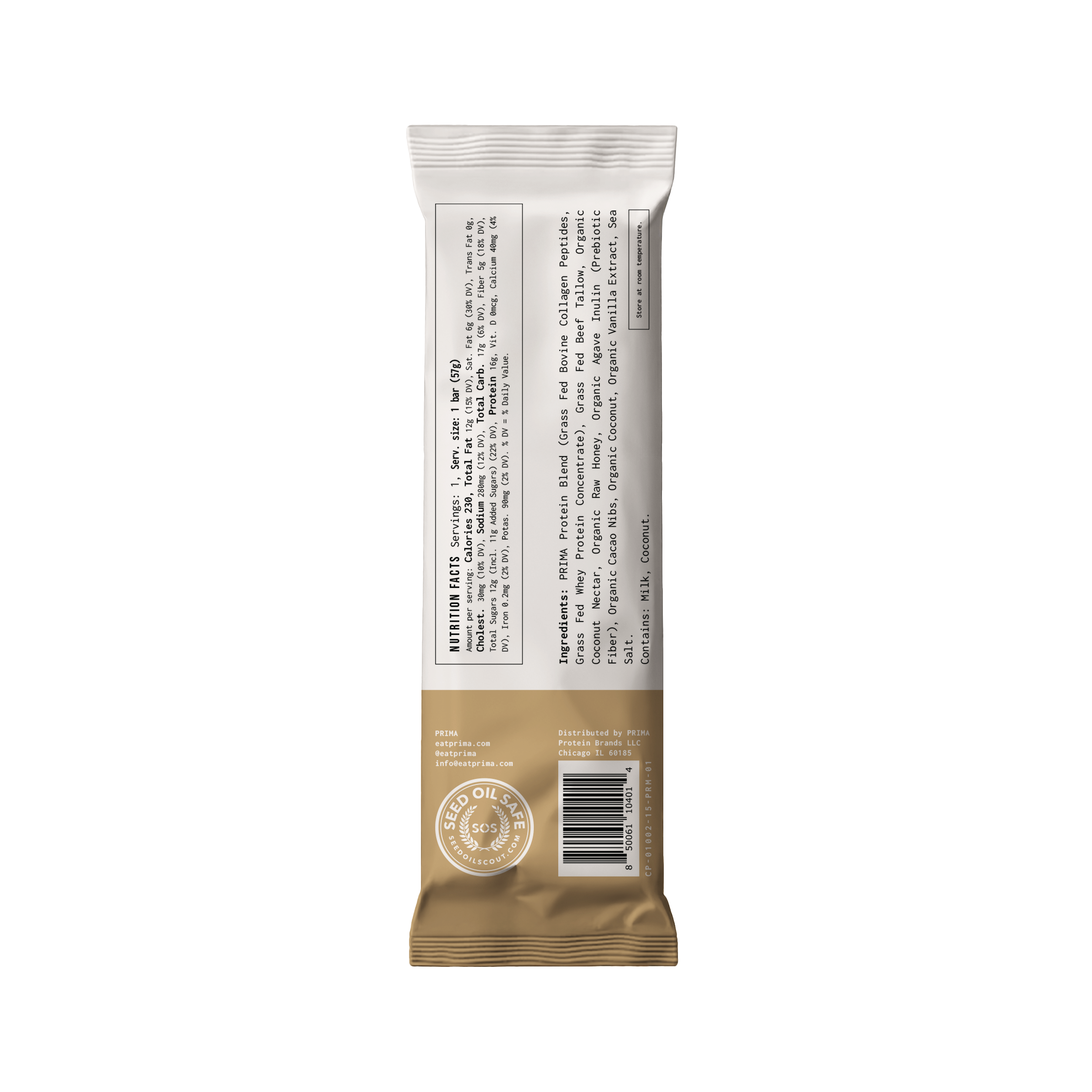 Ancestral Protein Bar - Salted Caramel