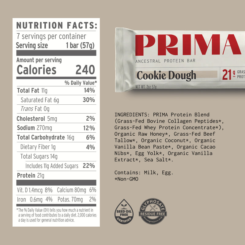 Ancestral Protein Bar - Cookie Dough