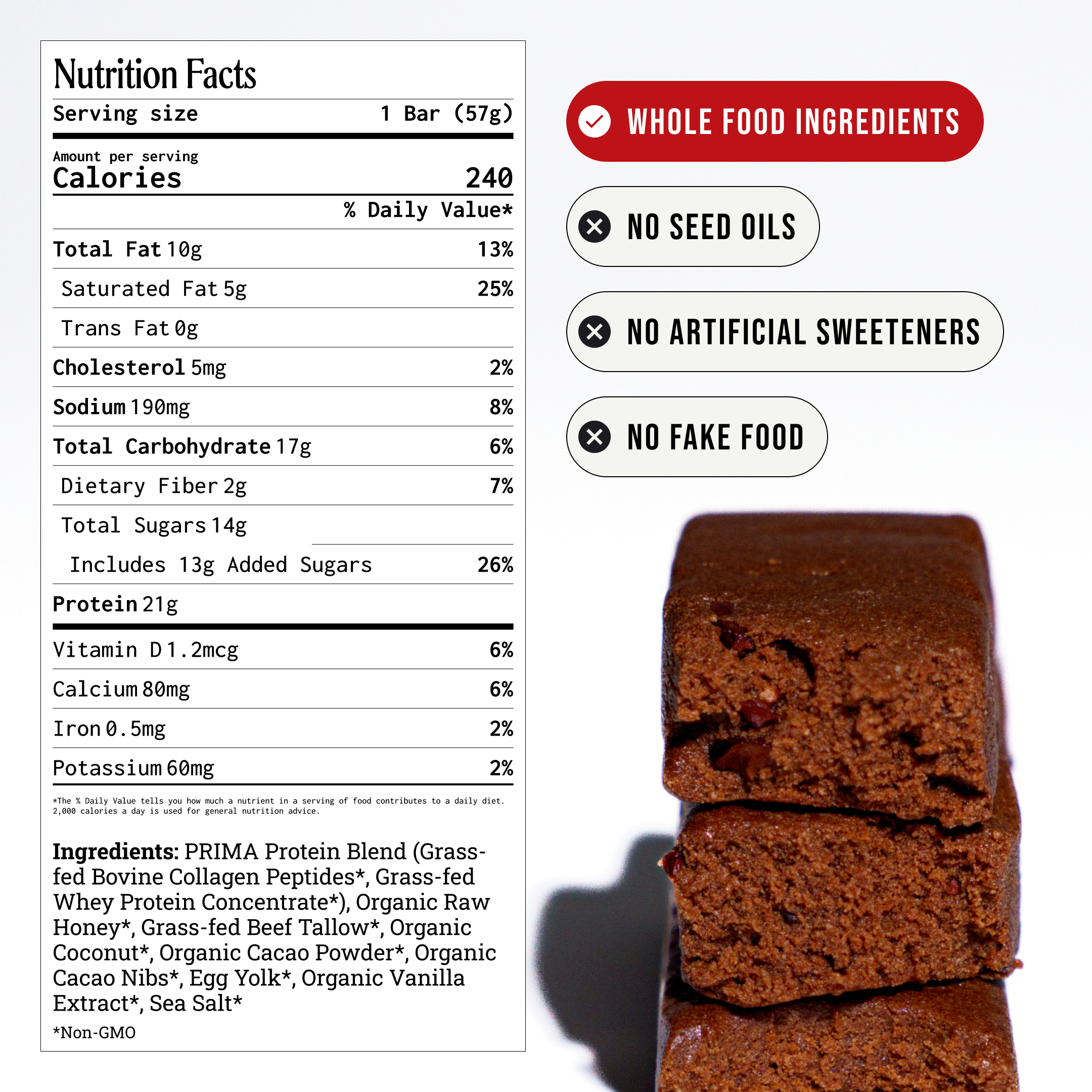 Ancestral Protein Bar - Cacao