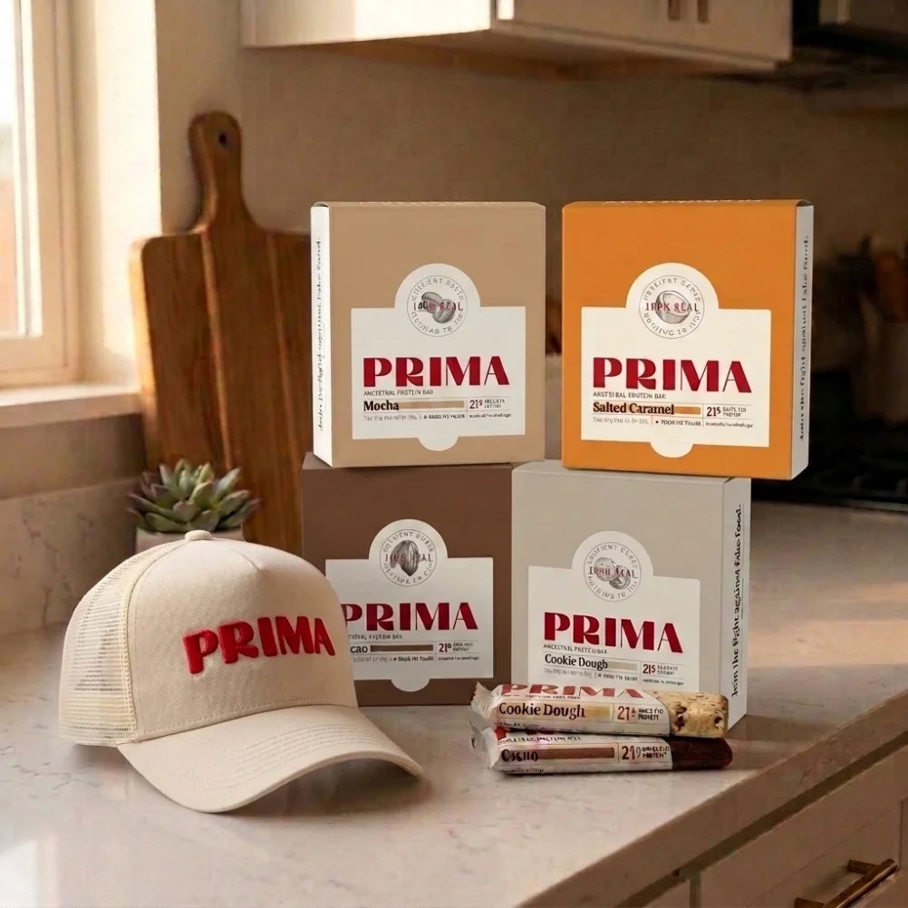 25% Off PRIMA Starter Kit + FREE Trucker Hat